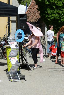 Person utklädd till jätteräka