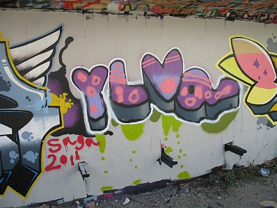 bild - graffiti legala väggen visby