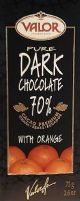 Valor - Dark chocolate 70% with orange